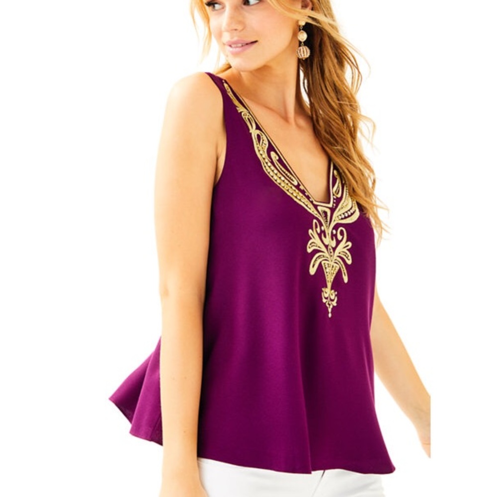 Lilly Pulitzer Owen Top in Shiraz